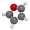 Furan heterocyclic aromatic molecule.