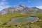 Furggahorn mountain near Arosa in summer, green meadow