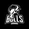 Furious bull sport vector logo