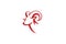 Furious Red Ram Horn Logo