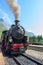 Furka steam train. Mountain route. HG number 704. Switzerland