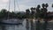 FURNARI, SICILY, ITALY - SEPT, 2019: White sailing yachts and boats moored at marina Portorosa