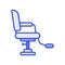 Furniture for beauty salon, hairdresser chair, barber chair vector design