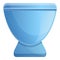 Furniture bidet icon, cartoon style