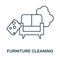 Furniture Cleaning icon. Simple illustration from laundry collection. Creative Furniture Cleaning icon for web design