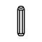 furniture dowel assembly line icon vector illustration