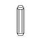 furniture dowel assembly line icon vector illustration