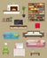 Furniture Elements Interior Set