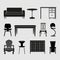 Furniture icon great for any use. Vector EPS10.
