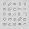 Furniture icons, top view