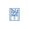 Furniture library,bookcase line icon concept. Furniture library,bookcase flat vector symbol, sign, outline illustration