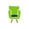 furniture logo design vector Symbol and icon of chairs sofas tables home interior furnishings