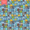 Furniture seamless pattern