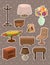 Furniture stickers