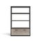 Furniture for stores - empty shelves - white background