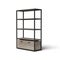 Furniture for stores - empty shelves - white background