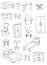 Furniture vector set