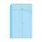 Furniture of wardrobe wooden cupboard isolated icon design