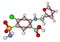 Furosemide molecular structure