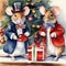 Furry Festive Duo: Mick and Mouse for Christmas
