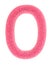 Furry pink letter