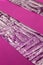 Fuschia Pink and Purple Glitter striped background