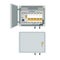 Fuse box. Electrical power switch panel. Electricity equipment. Vector