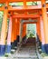 Fushimi Inari Shrine in southern Kyoto, famous for its thousands of vermilion torii gates