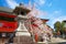 Fushimi Inari-taisha built in 1499, it\\\'s the icon of a path lined with thousands of torii gate with