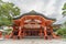 Fushimi Inari Taisha Shinto shrine Nai-haiden (Inner hall of worship). Fushimi-ku, Kyoto