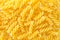Fusilli Pasta texture background.