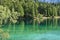 Fusine lakes, a mountain lake in northern Italy