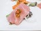 Fusion Japanese food, fish with chili garlic