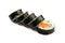 Futomaki Philadelphia Sushi Rolls Top View Isolated