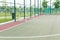 Futsal court.