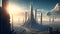 Future Earth 2220: A Futuristic Cityscape, Made with Generative AI