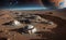 A future high technology mars base for humans