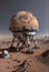 A future high technology mars base for humans