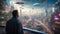 Future Perfect: A Captivating View of a Futuristic Megacity