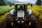 Future tech 5G autonomous tractor revolutionizes corn field farming with smart agriculture