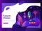 Future Vision Space Themed Gradient Web Banner