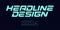 Futurism headline font glowing alphabet letters design. Digital cyber game logo typography. Futuristic typographic