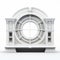 Futuristic 3d Printed Neoclassical Window With Circular Shapes