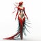 Futuristic 3d Siren Fish In Elaborate Dress - Dc Comics Inspired