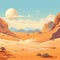 Futuristic Adventure: Exploring Alien Worlds In The Desert