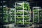 Futuristic agriculture: High-tech vertical farming city living with innovative solutions