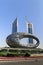 The futuristic architecture of the Museum of the Future in Dubai