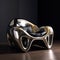 Futuristic Armchair: Metal And Leather Inspired By Avicii Music