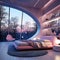 Futuristic bedroom