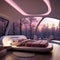 Futuristic bedroom